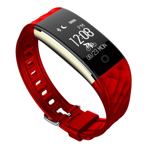 

ecg monitor watch,waterproof fitness tracker with heart rate, activity tracker with enhanced sleep monitor for android ios red