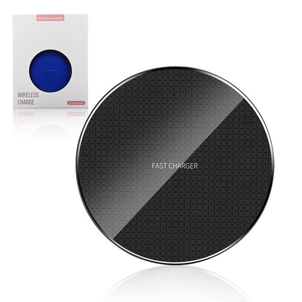 

Qi Wireless Charger For iPhone XS MAX 10W Fast Charging Quick Charger Pad iphone XR X 8 Plus Samsung Galaxy S10 S10+ S10e