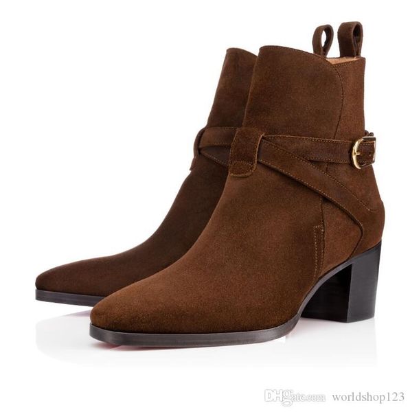 

зима осень леди толстые каблуки марка кружевные сапоги на каблуках женщины загрузочный педро черный натуральная кожа свадеб голеностопного з, Black