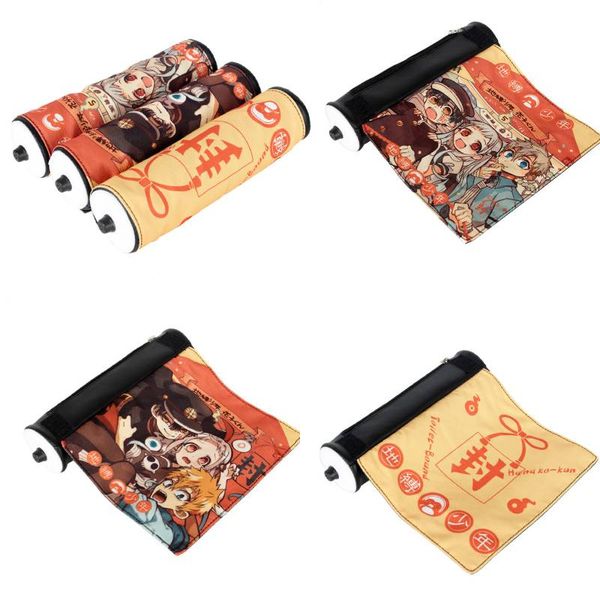 

anime jibaku shounen hanako-kun toilet-bound cosplay pen pencil case box student school scroll stationery bag gift