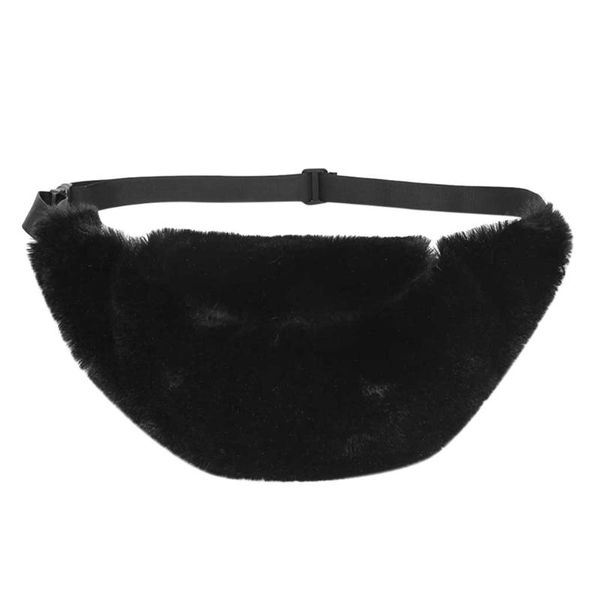 

waist bag women fanny pack breast pocketplush chest bag simple pockets travel money belt female crossbody #lr3