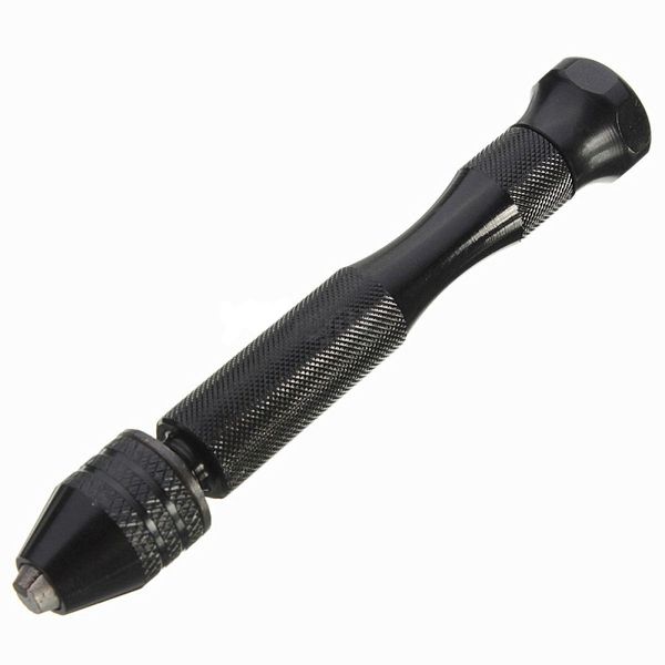 

mini mini aluminum hand drill with keyless chuck +10x twist drills rotary tools