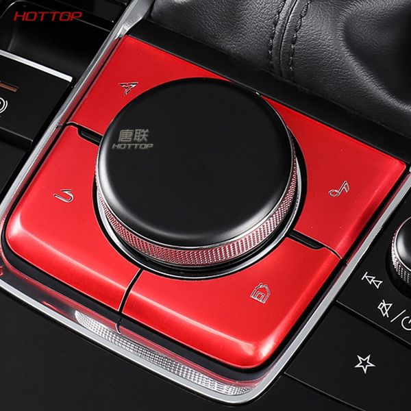 

aluminum alloy multimedia button cover sticker for 3 axela 2020