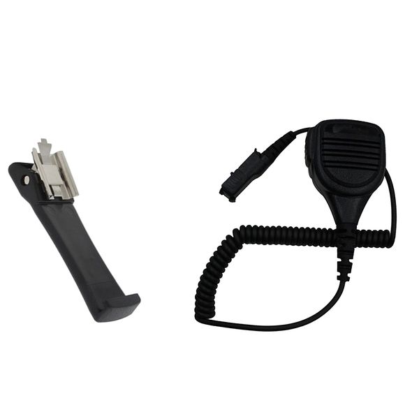 

shoulder remote speaker microphone ptt for motorola radio xir p6600 e8608 e8668 mtp3100 with clip for xts