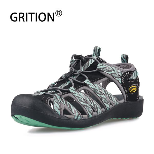

grition women summer shoes beach outdoor ladies sport sandals hiking lightweight close toe breathable shoes on sale