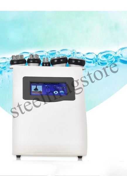 

5 in1 radio frequency bipolar ultrasonic cavitation cellulite removal slimming machine vacuum weight loss beauty equipment dhl
