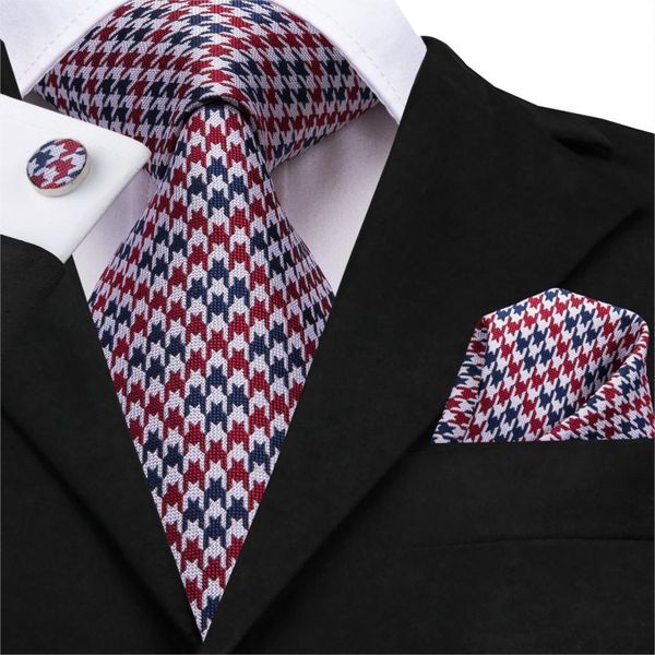 

hi-tie 100% silk 20 styles ties for men novelty hanky cufflinks set men's tie formal red cravat for wedding business necktie, Black;blue