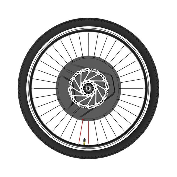 iMortor3 Постоянного магнит DC Мотор колесо велосипеда 27,5 дюйм с App управление Регулируемым Скоростной режим - ЕС Plug