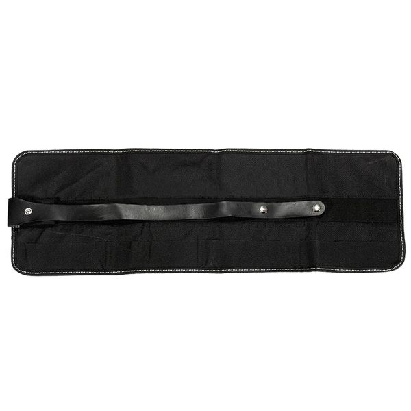 

48 holes canvas wrap roll pen case pencil bag holder makeup brush storage pouch