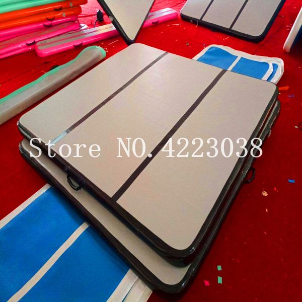 

4mx4mx0.2m inflatable gym tumble track inflatable tumble track airtrack gym track with air pump