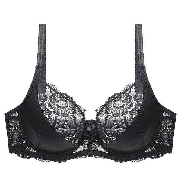 

lace bras for women push up lingerie ultrathin bra comfort bralette transparent female brassiere underwire underwear #f, Red;black