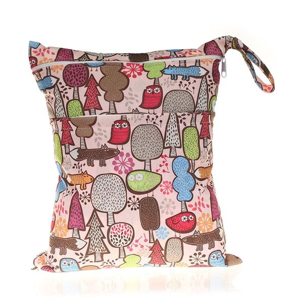 

chooec]new digital printing washable reusable cloth diaper nappies bags waterproof swim sport travel carry bag big size:30x36cm