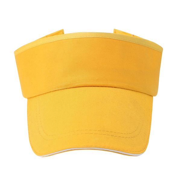 

visor cap men women solid color polyester cotton sunshade breathable tennis hat sportswear accessories, Black;white