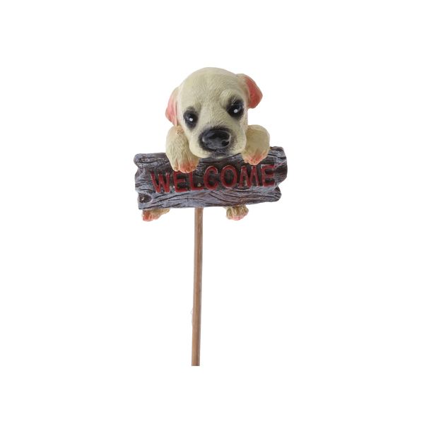 

3 style resin dog ornament with stick cake er miniature fairy garden dollhouse home decor wedding party decoration