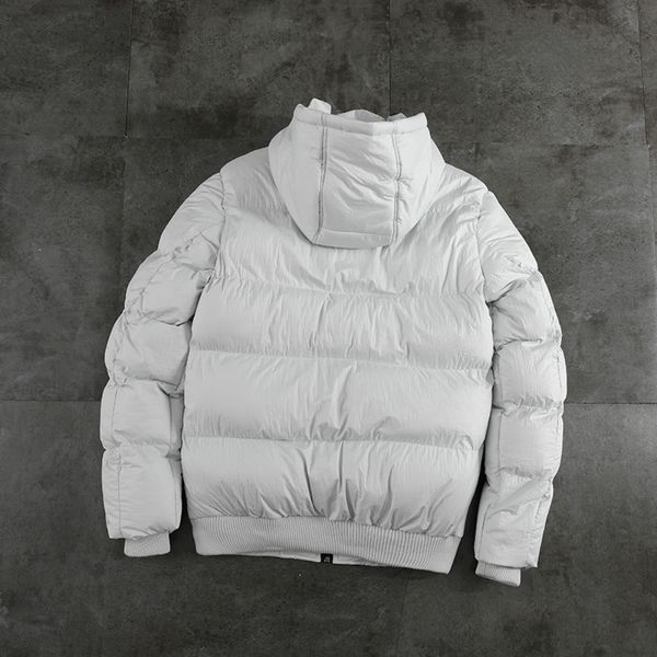 

men designer coat winter down parkas mens fashion solid color letter printed embroidery thick jackets active 2020 winter warm clothes, Black