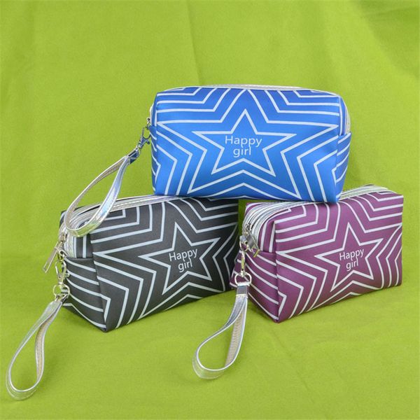 

korean style cosmetic bag girls wallet make up storage bags waterproof wash makeup bag women design coin purse toiletry organizer bags ins, Black