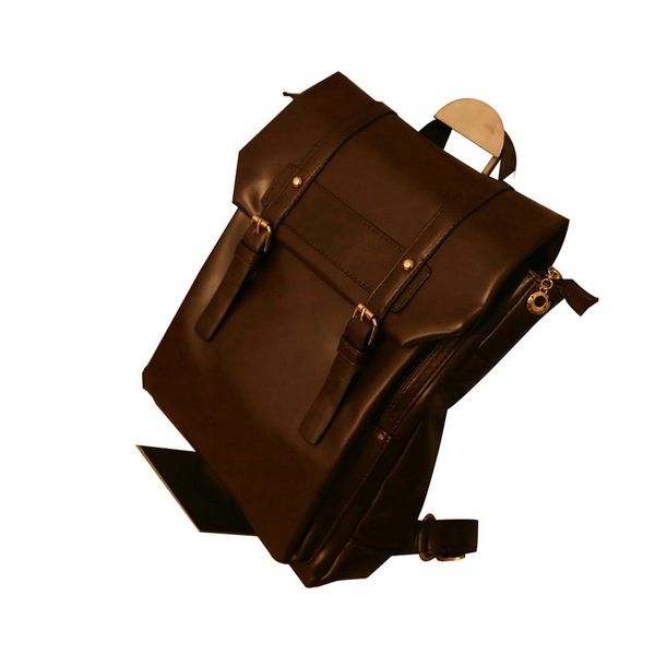 

дизайнерский рюкзак роскошные дизайнерские рюкзаки унисекс корейская версия простой колледж стиль ретро почтальон сумка искусственная кожа ш