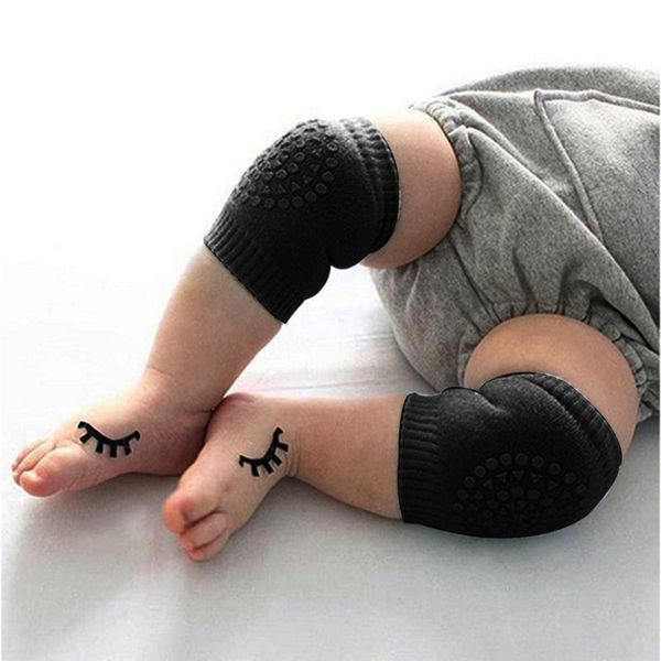 

comfortable newborn baby knee pad kids safety breathable crawling elbow knee protective pad warmers for infant toddlers, Pink;yellow
