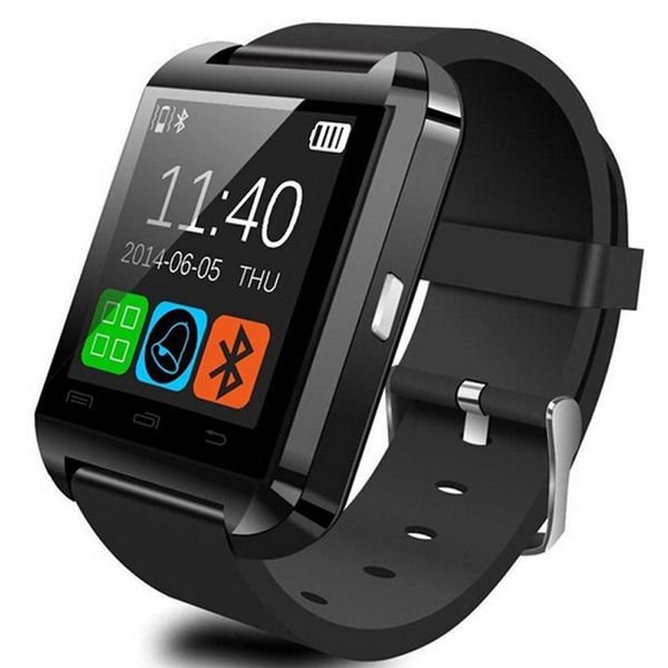 

bumvor original electronic intelligent clock smart watch for android wrist watch men bluetooth smart u8, Slivery;brown