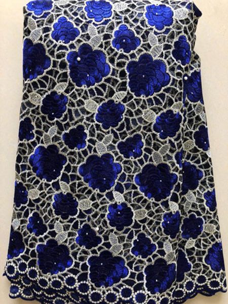 

royal blue african lace fabric 2019 lace, pearls embroidery tulle lace fabric, african stones 5 yards nll3340, Pink;blue