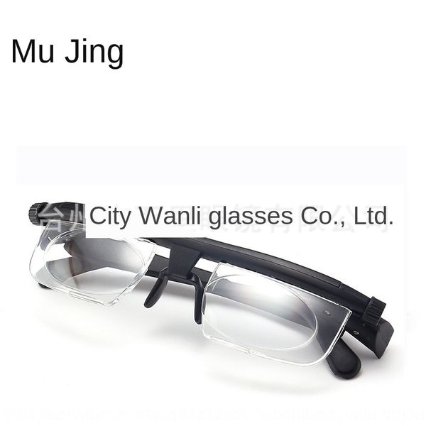 

beautiful and durable adjustable focal length clear avant-garde presbyopic glasses presbyopic glasses, Silver