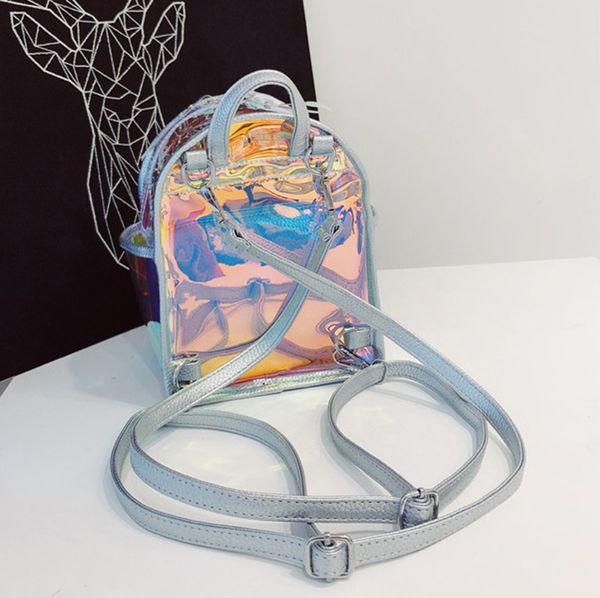 

моды рюкзак женщин jelly пакет 2020 новый стиль сша стиль прозрачный рюкзак мешок повелительницы плечевой ремень