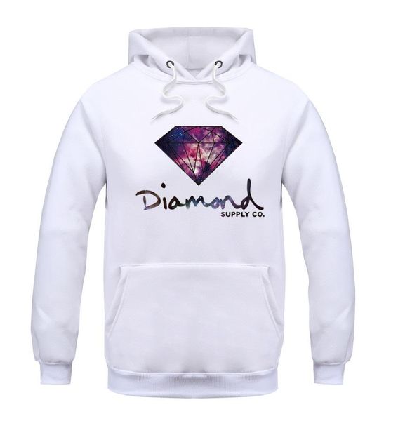 

diamond supply co мужчины толстовка женщины уличный бренд флис теплая толстовка зима осень мода хип-хоп примитивный пуловер, Black