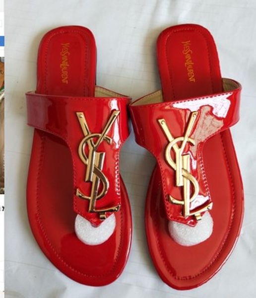 

2020 brand women andal big ize de igner hoe luxury flip flop andal ummer fa hion wide flat lippery with andal lipper flip flop, Blue;gray