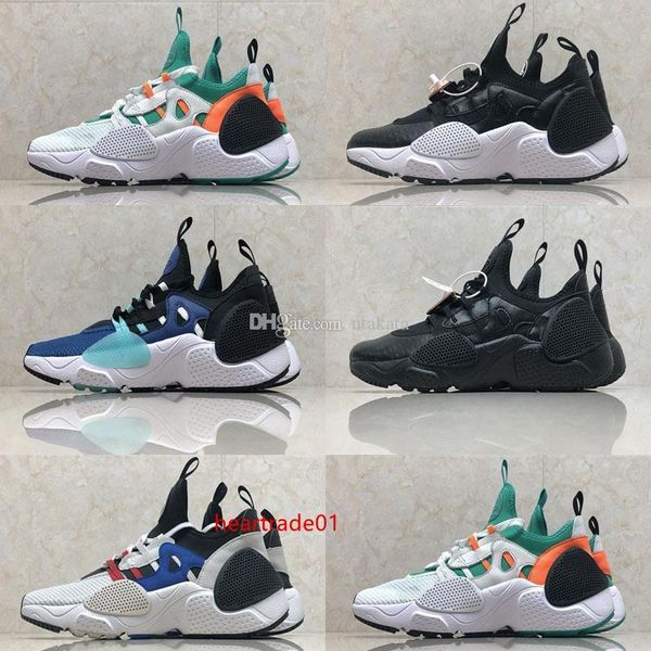 

box2019 с верхним качеством huarache e. d. g. e txt qs кроссовки мужчины женщины 7 тройной черный белый кроссовки 36-45