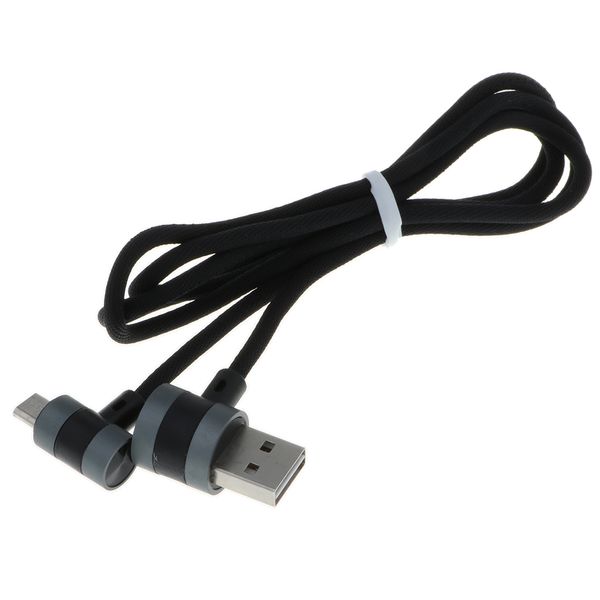 

90 degree angle micro usb fast data sync charging charger cable cord