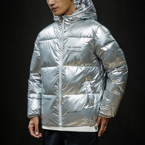

winter jacket men and coat peffer parka men clothes for 10 hooded thick winter m-5xl mens padded jackets, Black