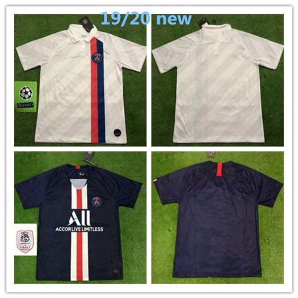 

19 20thailand quality new p g pari occer jer ey 19 20 p g mbappe cavani p g football hirt urvetement maillot de foot cu tomiz