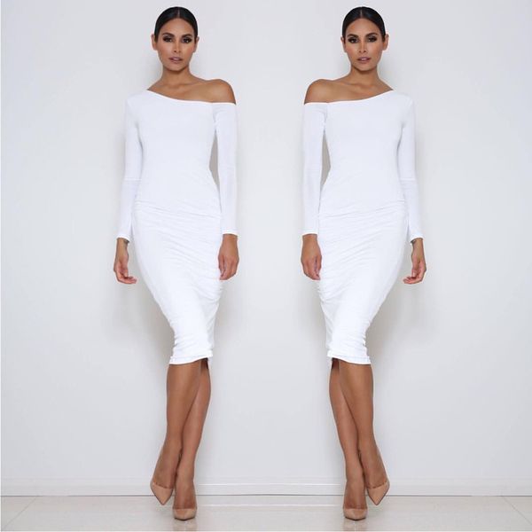 

womens designer fashion dressshoulder long sleeve pleated dress8e4r, Black;gray