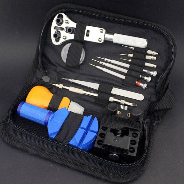 

13 in 1 professional watchrepair tool kit zip opener link remover screwdrivers wristwatch repair tools set for watchmaker