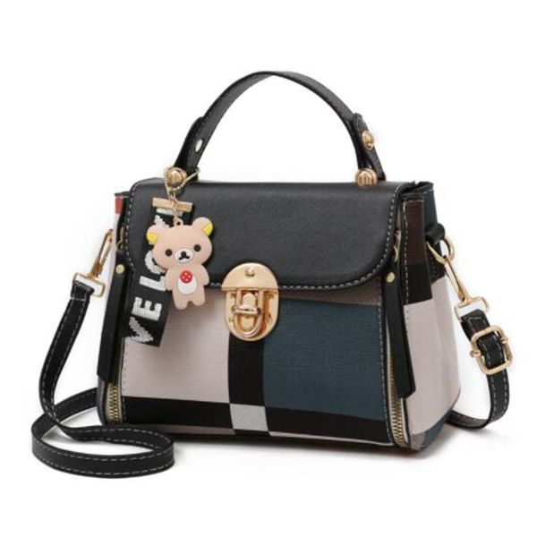 

2020 women messenger bags pu leather shoulder bag ladies handbags new purse satchel fashion tote bags gift small square bag