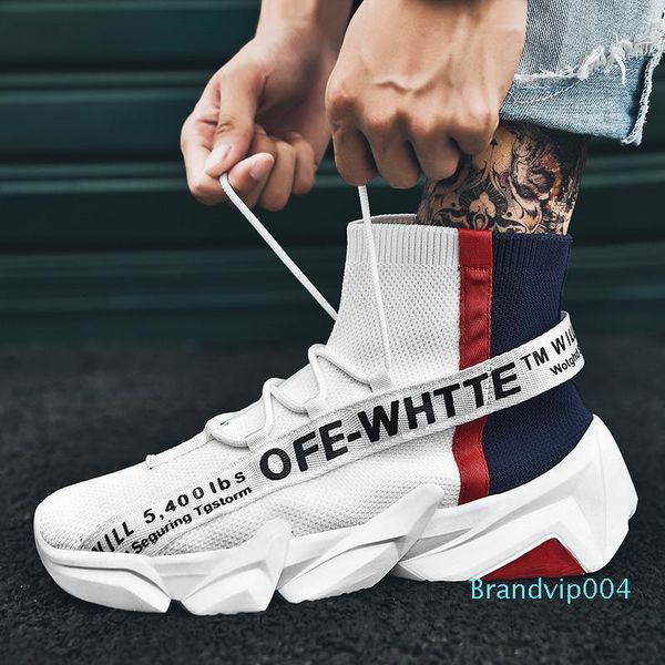 

2019 new fashion luxury designer mens shoes designer white platform sneakers vintage triple red bottoms sky 720 casual high f45, Black