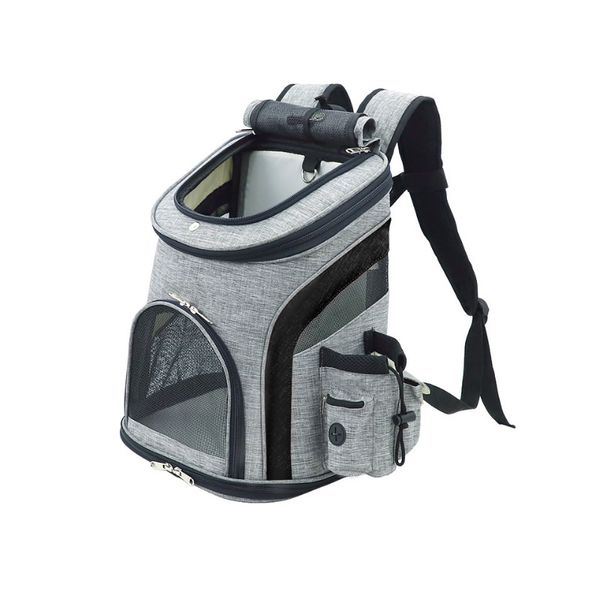 

breathable pet carrier bag portable kitten puppy carrying backpack for outdoor mu