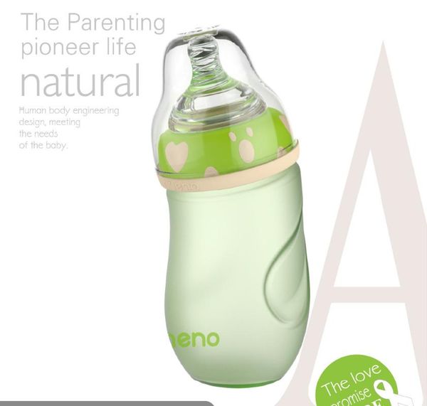 

mini milk bottles for newborn babies(a006);temperature sensing.fashionable and lovely;3d emulational nipple; silica gel