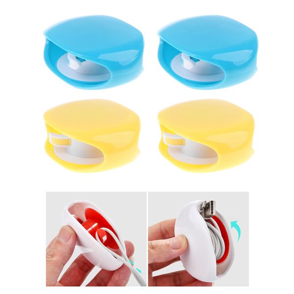 

4pcs automatic cord organizer for headphone phone