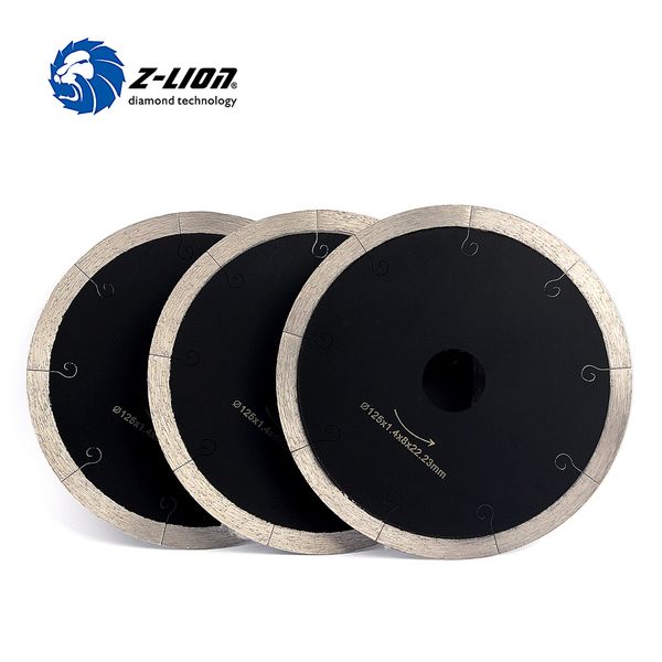 

z-lion 125mm 3pcs/lot diamond blade cutting disc for porcelain tile marble ceramic wet used super thin circular saw blades