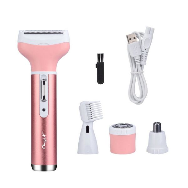 

kemei 6637 us bureau of km-6637 electric nose recortadora con recortador de nariz shaver lady shaver four-in-one new style