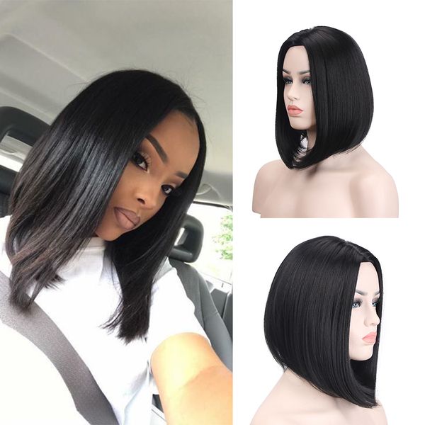 Similar Human Hair Straight Synthetic Hair High Temperature Fiber