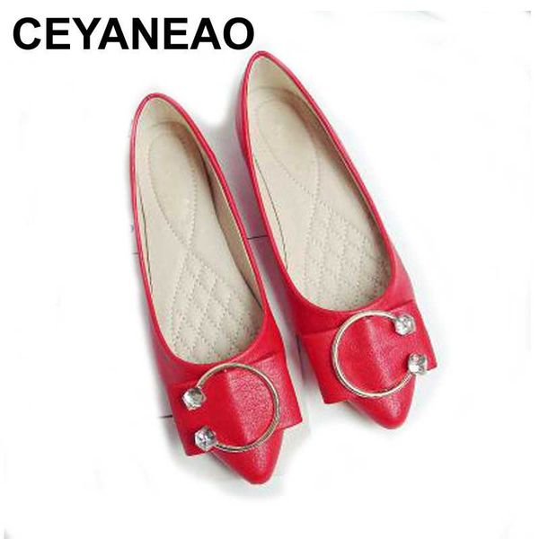 

ceyaneaowomen slip on fashion shoes crystal flats loafers female bow flat shoes lady casual footwear office work plus size, Black