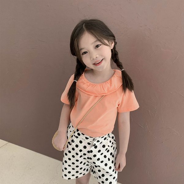 

2020 selling baby girls boys t-shirt summer kids girls tees 2-7 years, Blue