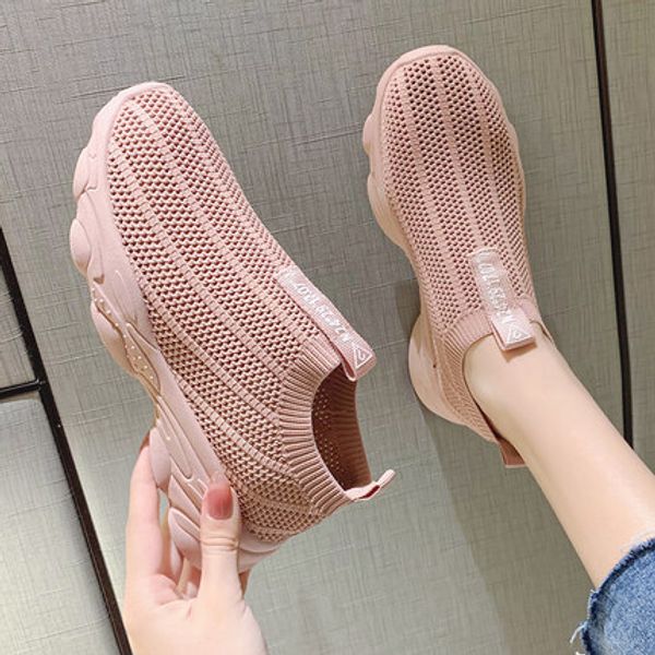 

spring summer breathable mesh shoes women's light soft bottom running casual shoes