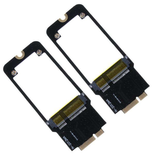 

2pcs 5cm msata ssd 7p+17p adapter card for 2012 macbook pro a1425 me662