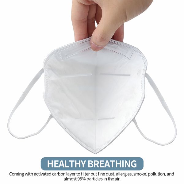 

в наличии оптом 10шт kn95 газ pm2. 5 5 слоев рот антивирус грипп инфекция лицо анти cvirus маска 2v91