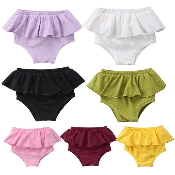

новый infant baby boy девушка хлопок пачка lace ruffles beach summer трусы днище новорожденных дети блумер пеленка обложка трусы купальники