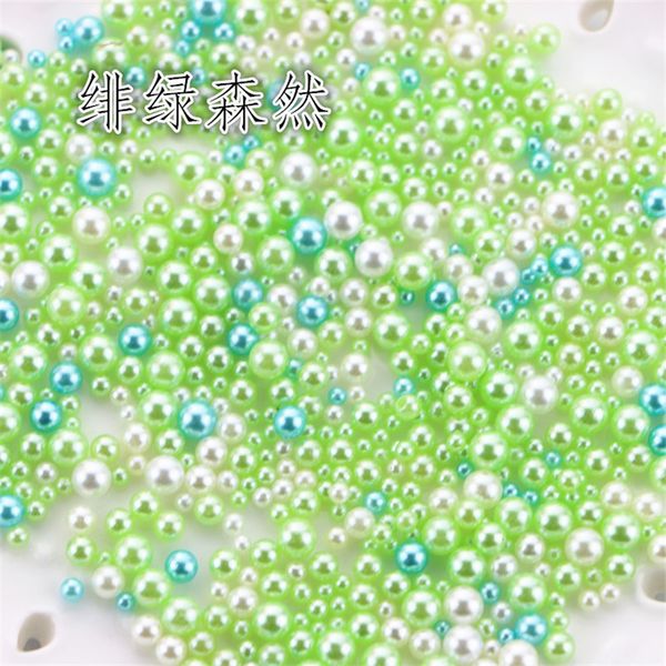 

9g slime бисер 500 шт искусственный жемчуг пушистый шлам наполнитель украшение красочные шлам шарм