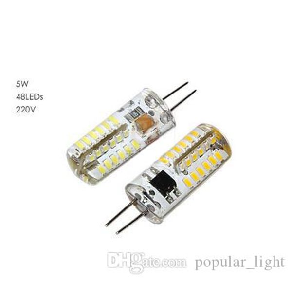 

led bulbs 110-220v led corn lamp 3w 4w 5w 6w 9w led light 3014 corn bulb silicone lamps crystal chandelier home decoration light